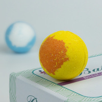 Bombes de bain OEM en gros personnalisées, emballage de luxe, monde sous-marin, parfum d'algues, jouet de bain moussant bio pour enfants