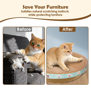 Modern <b>Cat</b> <b>Scratching</b> <b>Board</b> & Bed in One Piece Large Bowl-Shaped Design Durable & Eco-Friendly Corrugated Paper <b>Cat</b> Toy - Product Image 3