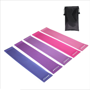 5pcs Home Gym Fitness Body Stretching <b>Band</b> Exercise Carry Bag Yoga Loops Mini Resistance <b>Bands</b> Set Exercise <b>Bands</b> - Product Image 2