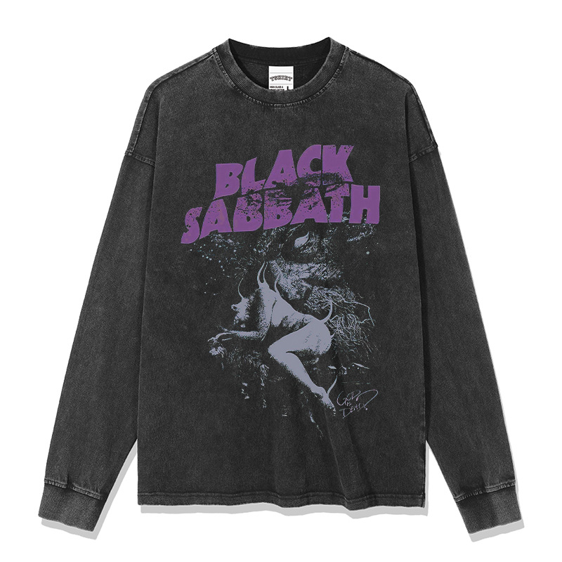 Washed Black long sleeves
