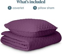 Housse de protection tricotée sur mesure pour lit, anti-poussière et anti-urine, tricotée unie violette