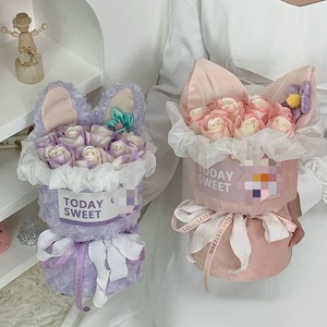 Nuevo Ramo de Jabones para el Día de San Valentín, Empaque Floral Portátil, Suministros Decorativos para Floristería, Regalo de Boda, 9 <span class=keywords><strong>Flores</strong></span> Artificiales - Product Image 2