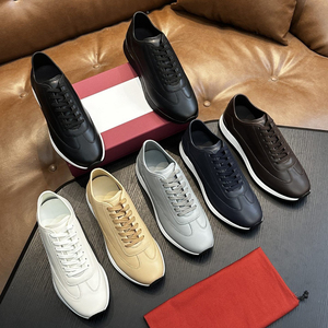 Nuove Scarpe Casual da Uomo in Vera Pelle per Primavera, Comode e Versatili, Calzature alla Moda per Gentiluomini - Product Image 1