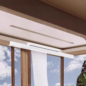 Invisible Embedded Foldable Balcony <b>Indoor</b> Outdoor Automatic Lifting Intelligent Hidden Electric Drying Rack with Heating - Product Image 4