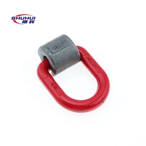 <span class=keywords><strong>Anneau</strong></span> en D à souder en acier allié galvanisé G80 <span class=keywords><strong>de</strong></span> 1,12T à 15T pour la levée dans l'exploitation minière et les navires porte-conteneurs - Product Image 2