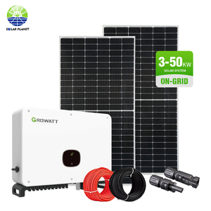 Năng lượng mặt trời hành tinh Hot Bán tái tạo sử dụng nhà 5KW 6KW 8KW 10KW Pin lưu trữ gắn trên lưới hệ thống Kit - Product Image 5