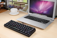 Motospeed CK61RGB Clavier de jeu filaire Mini clavier Accessoire PC Clavier mécanique USB 61 touches