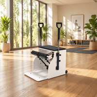 Nouvel équipement de gym de luxe, équipement de Pilates en bois, chaise Wunda, chaise de Pilates pour usage domestique, entraînement, fitness, bien-être, studio d'exercices