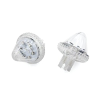 Programme de lumières LED Pixel RGB 35mm DC24v 6pcs Point Lights à chapeau pointu pour éclairage LED d'attractions