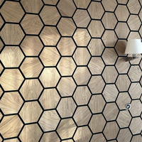 Panneaux muraux en bois MDF modernes, panneaux acoustiques décoratifs en bois pour plafond, pour studio et hôtel, pour la conception acoustique