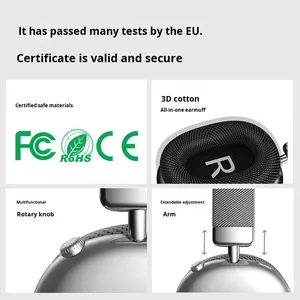 จั<span class=keywords><strong>ด</strong></span>ส่งเร็วที่สุ<span class=keywords><strong>ด</strong></span>จากสหรัฐอเมริกาและยุโรป คุณภาพ<span class=keywords><strong>ด</strong></span>ีที่สุ<span class=keywords><strong>ด</strong></span> ชิปเซ็ต JL หูฟัง LED แบบครอบหูตัดเสียงรบกวน Air Pro 2 Pod สำหรับ 5.4 IPX4 กันน้ำ - Product Image 4