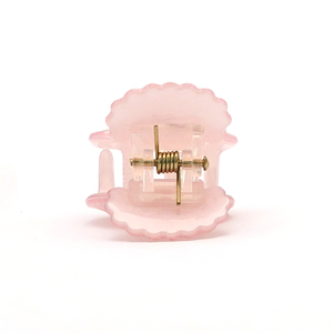 cute mini light color wave handle hair claw custom temperament acetate claw clip wholesale high quality hair <b>accessories</b> women - Product Image 4