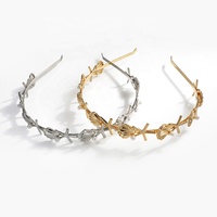 Bandeau d'été en métal de haute qualité pour les vacances, les plages, les étoiles de mer, les cheveux pour les filles.