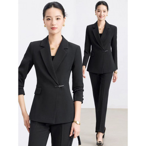 Women Professional Suit Long Sleeve Polyester Comfortable Workwear Fall 2025 - Product Image 1