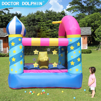 Château gonflable à thème ciel étoilé de rêve du docteur Dauphin, château gonflable, trampoline gonflable