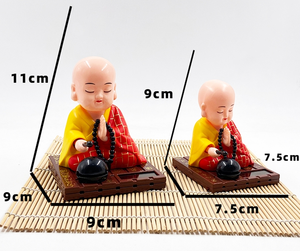 ตุ๊กตาพระพุทธรูปขนาด9*11ซม. ขนาดใหญ่เขย่าหัวพยักหน้าได้เล็กๆ<span class=keywords><strong>น้อย</strong></span>ๆสามเณรพระภิกษุแสงอาทิตย์สำหรับตกแต่งรถบ้านสีฟ้าสีแดงสีเหลือง - Product Image 3