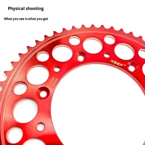 Aplicable para Huayang Zhenglin Bosuier M5 Beihai Jidaozhe <span class=keywords><strong>Cuma</strong></span>, Cadena de Motocicleta Todoterreno, Colorida, 52 Dientes, Hecho en China - Product Image 5
