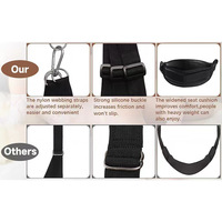 SM Upgraded Door Swing Model Q-3 avec coussin en cuir et peluche, jouets sexuels pour adultes à fixer sur la porte, fabriqués en Chine, vente en gros d'usine