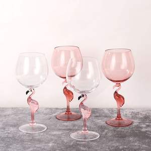 <span class=keywords><strong>Verres</strong></span> <span class=keywords><strong>à</strong></span> <span class=keywords><strong>vin</strong></span> en acrylique 3D flamant rose incassables de 18 oz, gobelet en plastique rose, verre <span class=keywords><strong>à</strong></span> champagne avec pied flamant rose - Product Image 5