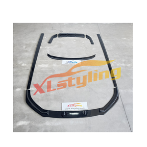 Pare-chocs de voiture, aileron avant en plastique aérodynamique, séparateur de pare-chocs arrière, extension de diffuseur, spoiler pour <span class=keywords><strong>Audi</strong></span> <span class=keywords><strong>A3</strong></span> S3 2017-2020 Max - Product Image 1