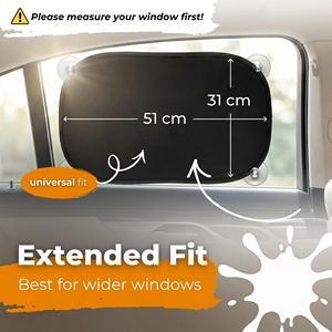 Summer Car Sun <b>Shade</b> Cartoon Auto Side <b>Window</b> Sunshade Black Film Better UV Protection - Product Image 3