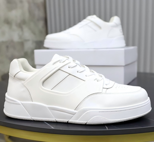 Zapatillas deportivas de diseñador de lujo, zapatos de entrenamiento de cuero genuino de alta calidad para tenis, caminar y correr informales - Product Image 1