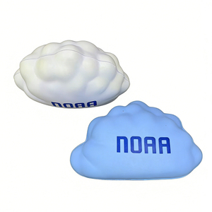 Custom Logo PU Foam Cloud Shaped Venting Slow Rising Stress Reliever Squeeze Promotional Toy Promotional Gifts for <b>Kids</b> Adults - Product Image 4
