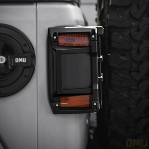 Omu Genesis ฝาครอบไฟท้ายอลูมิเนียมสำหรับ JEEP Wrangler JL อุปกรณ์ป้องกันไฟท้าย - Product Image 5