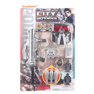 Ensemble de jouets de <span class=keywords><strong>police</strong></span> pour enfants, vente chaude, ensemble de jeu de rôle militaire pour enfants, jouets de simulation militaire, pistolets en plastique, cadeau pour enfants - Product Image 1