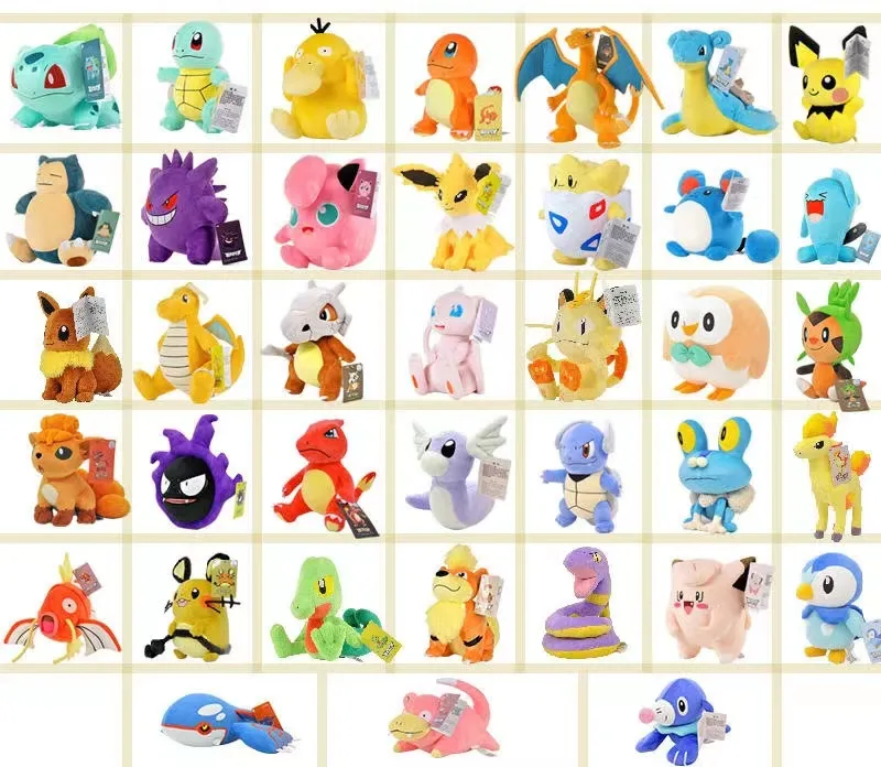 HL venta al por mayor de alta calidad Pokemo ne Animal de peluche muñeca de juguete de peluche Animal de juguete