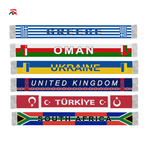 Bufanda Personalizada de Poliéster con Estampado a Doble Cara para Eventos de Fútbol, Bufanda con Banderas de México y Canadá para Fanáticos del Fútbol, para el <span class=keywords><strong>Juego</strong></span> de Fútbol de 2026 - Product Image 1