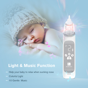 Aspirator hidung bayi silikon tingkat makanan kustom pabrik perangkat perawatan bayi pembersih hidung elektrik balita 3 mode - Product Image 4