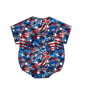 赤ちゃんジャンプスーツ赤ちゃん用ファッションデザインバブル竹カスタムプリントジッパー付き - Product Image 6