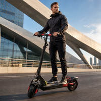 Trottinette électrique MTBGO, batterie lithium 48V, puissance 500W, vitesse maximale 45 km/h, charge maximale 150 kg, design pliable pour les déplacements urbains