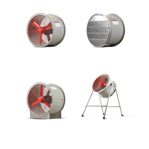 Ventilador Axial de Flujo Eléctrico con Rodamientos de Bolas de Hierro Fundido, a Prueba de Explosiones, Bajo Ruido y Termostabilidad, HUABO 380V-660V OEM/ODM - Product Image 6