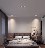 Lámpara de Techo LED de 9w, Diseño Moderno para Interiores, 110v 220v, Ultrafina, Antideslumbrante, de Superficie, para Hogar y Centros Comerciales
