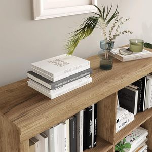 Organizador de 6 cubos, estantería de 53 pulgadas con diseño antivuelco. Estante Resistente que Ofrece un Almacenamiento <span class=keywords><strong>Ordenado</strong></span> para Sala de Estar y Oficina en Casa - Product Image 5