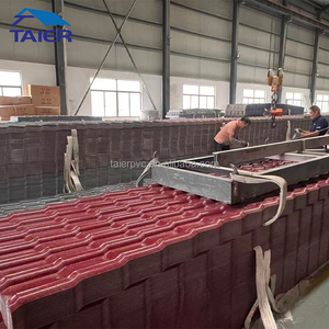 Tejas de Techo de UPVC con Forma de Onda Ecológicas, Paneles de Techo de Resina Sintética ASA de Alta Calidad en Rojo y Rojo Jujube - Product Image 4