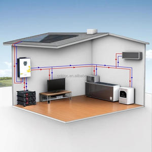 ระบบไฮบริดออนกริด 1.5 กิโลวัตต์ พลังงานแสงอาทิตย์ 48V 110V 120V 60Hz เฟสเดียว คลื่นไซน์บริสุทธิ์ พร้อมระบบ MPPT ในตัว 100A แบตเตอรี่ลิเธียม/ตะกั่วกรด เฟสเดียว/สามเฟส - Product Image 1