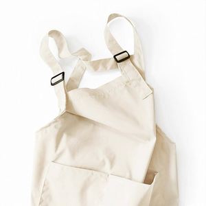 Tablier de travail personnalisé en coton à double bretelle, imperméable, avec design imprimé, lavable, écologique et durable pour le commerce international - Product Image 2