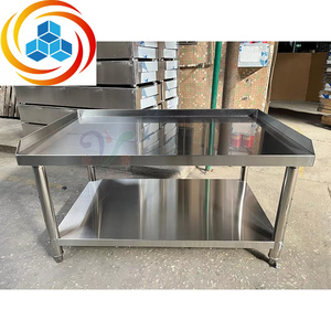 Mesa de Comedor Moderna de Acero Inoxidable para Restaurante con Patas de Acero - Product Image 6