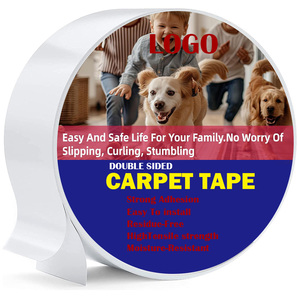 Carpet <strong>Tape</strong> Double Sided Adhesive Rug <strong>Gripper</strong> Double Sided Rug <strong>Tape</strong> for Area Rugs Over Carpet for Hardwood Floors - Product Image 1