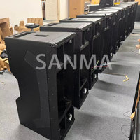 Système de sonorisation professionnel WPC Dual 10 pouces 3 voies Line Array, système de haut-parleurs Line Array passifs