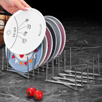 Égouttoir de cuisine extensible en acier inoxydable pour vaisselle, bols et tasses, organisateur de vaisselle extensible
