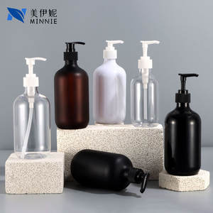 Minnie <b>Empty</b> Pump <b>Bottles</b> Round <b>Plastic</b> Refillable For Shampoo Body Lotion Conditioner Hand Soap - Product Image 4