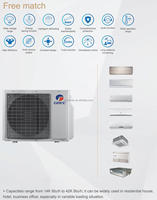 Système de pompe à chaleur à cinq zones 42 000 BTU 19,7 SEER Free Match 6+6+6+6+6, prix du climatiseur VRF