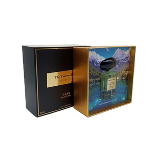 100% Biodegradable Custom Design Square <b>Box</b> Cosmetic Tray and Sleeve <b>Box</b> With Drawer Packaging for Perfume - Product Image 3