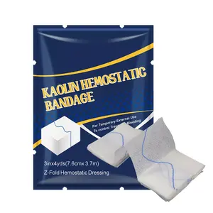 Paquete de gasa hemostática, productos consumibles, materiales hospitalarios