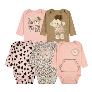 Mameluco con Estampado <span class=keywords><strong>de</strong></span> Dibujos Animados para Recién Nacido, 12 Meses, Manga Larga, Ropa <span class=keywords><strong>de</strong></span> Bebé Completa y Linda - Product Image 6