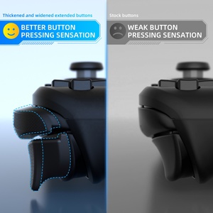 Playvital LR เครื่องเพิ่มปุ่มไหล่สีดำชุดทริกเกอร์ตัวขยายทริกเกอร์สำหรับห้องอบไอน้ำ LCD & OLED - Product Image 4
